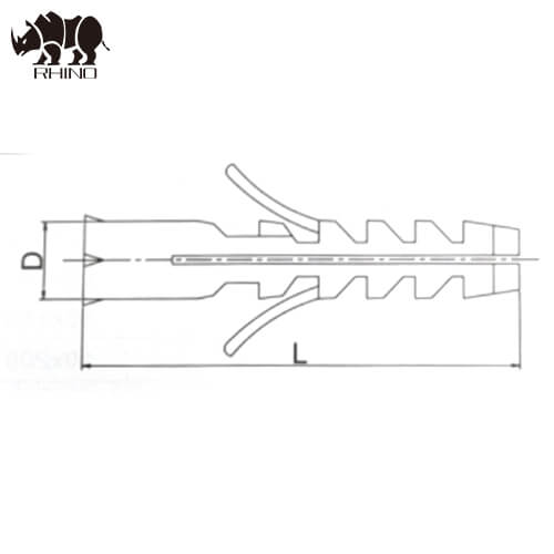 Plastic Sleeve Wall Plug