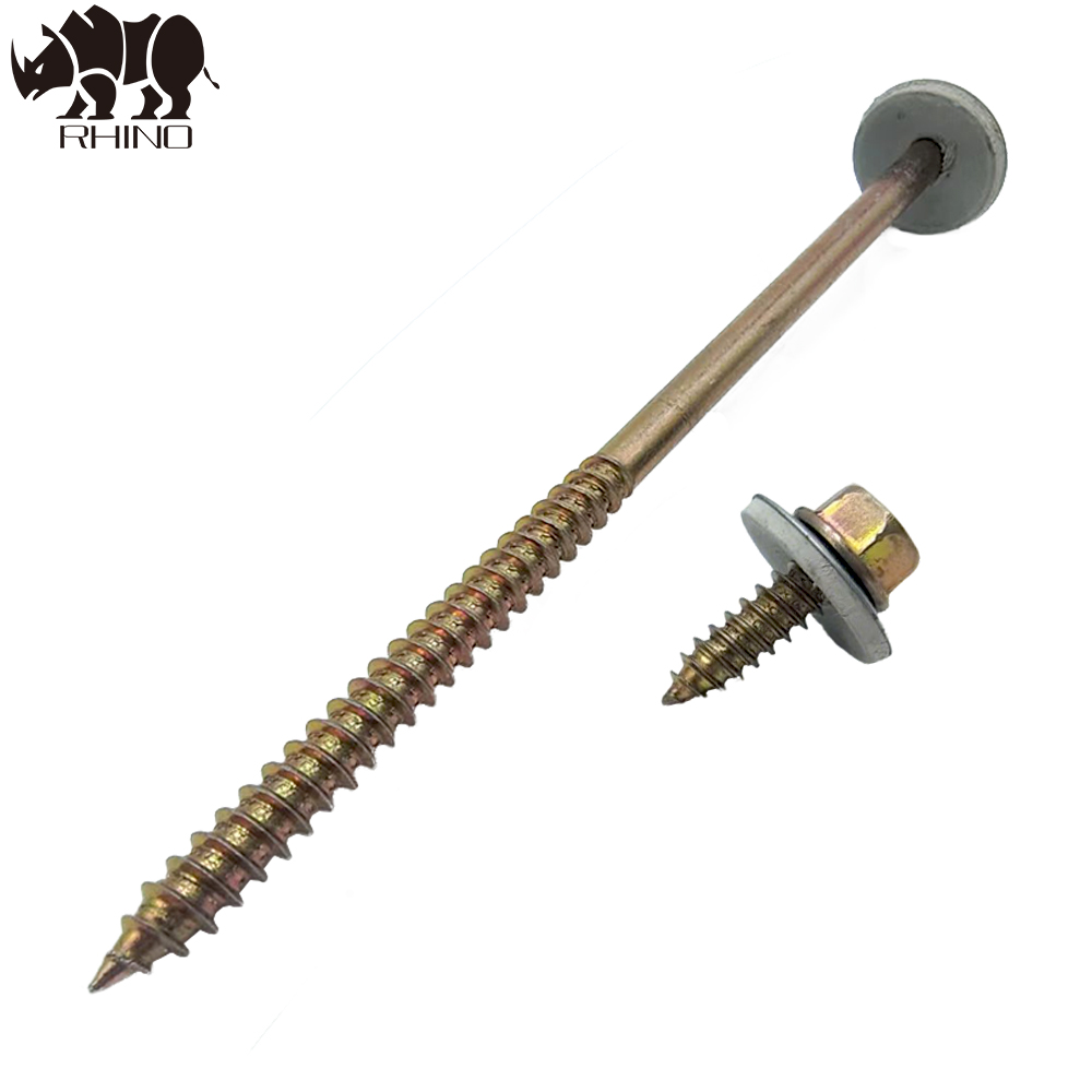 Israel Yellow Zinc Self Tapping With Grey Bonded Washer