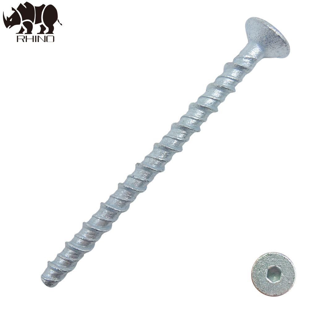 Countersunk Hex Socket Concrete Ankerbolt Screw