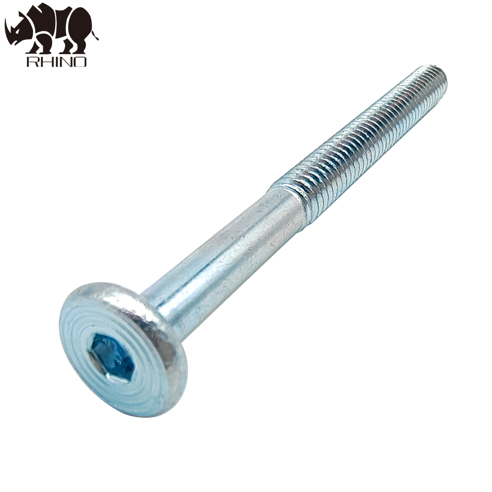 Flat Head Furniture Connector Bolt Furniture Screw
