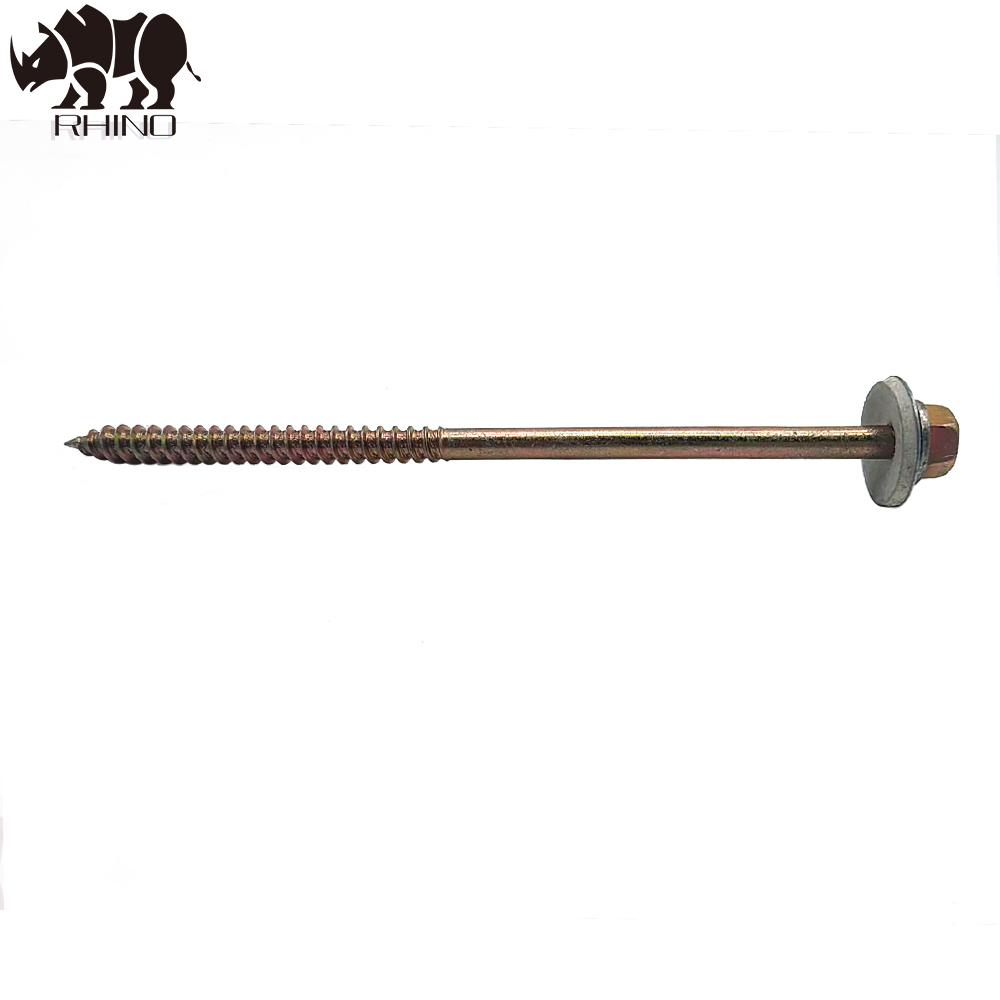 Israel Yellow Zinc Self Tapping With Grey Bonded Washer