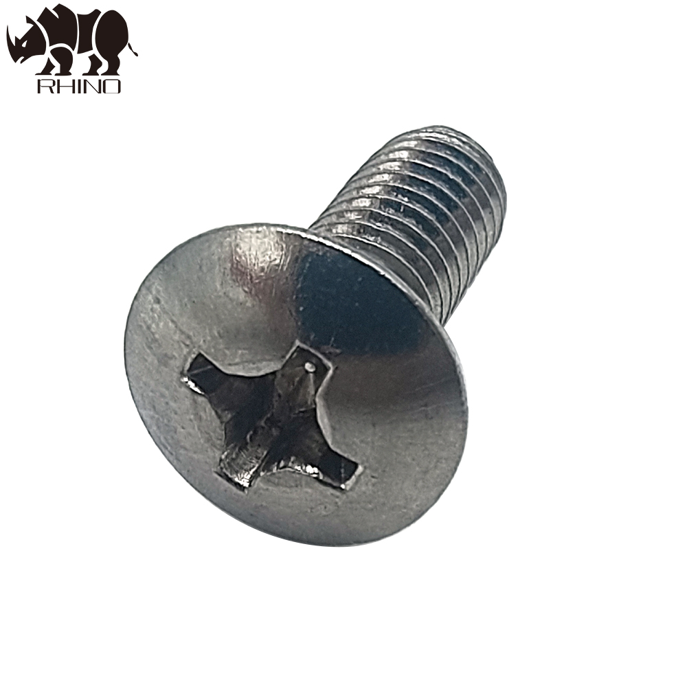 Phillips Truss Large Flat Round Head Screw 6x15