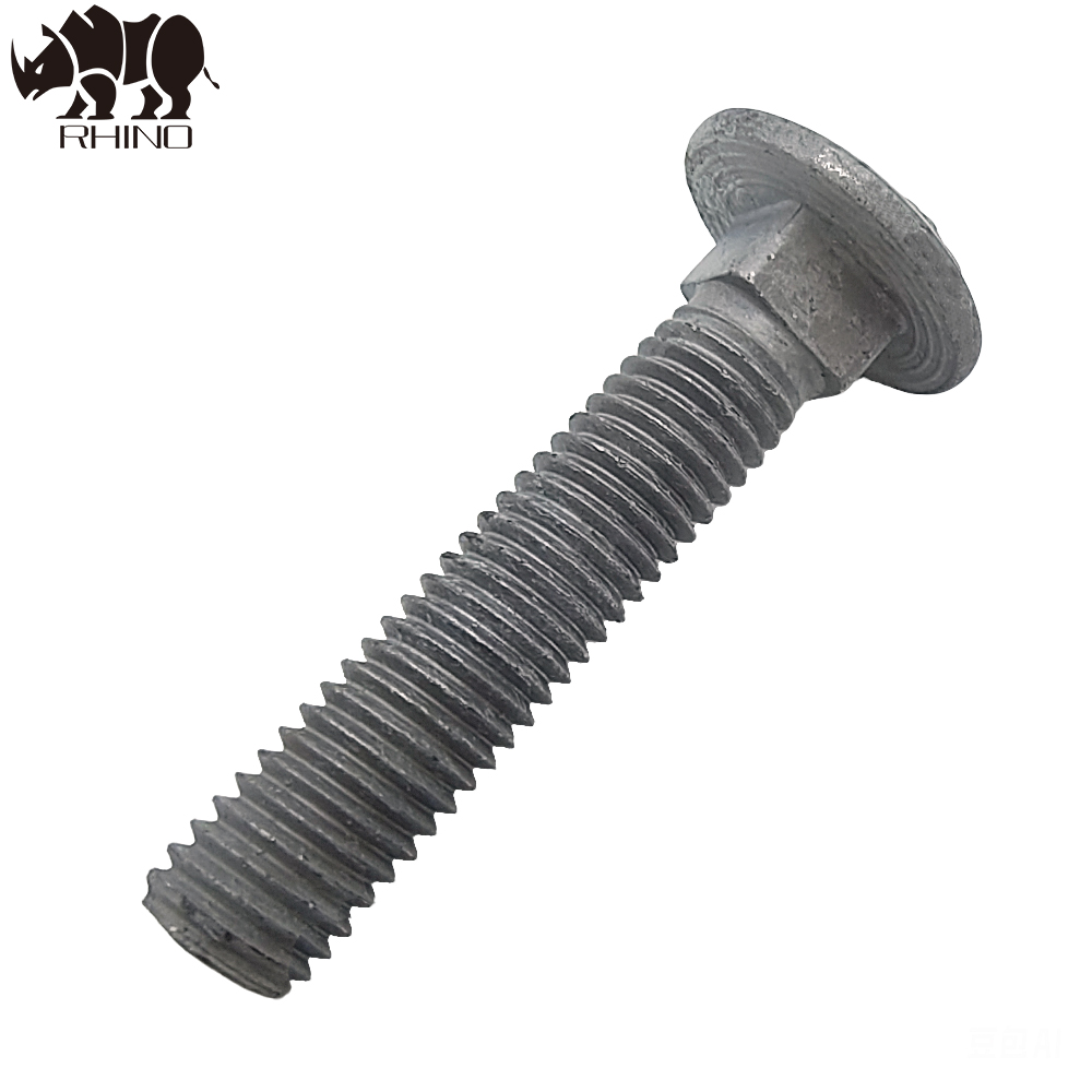 Carriage bolt DIN 603 4.6 hot dip galvanized