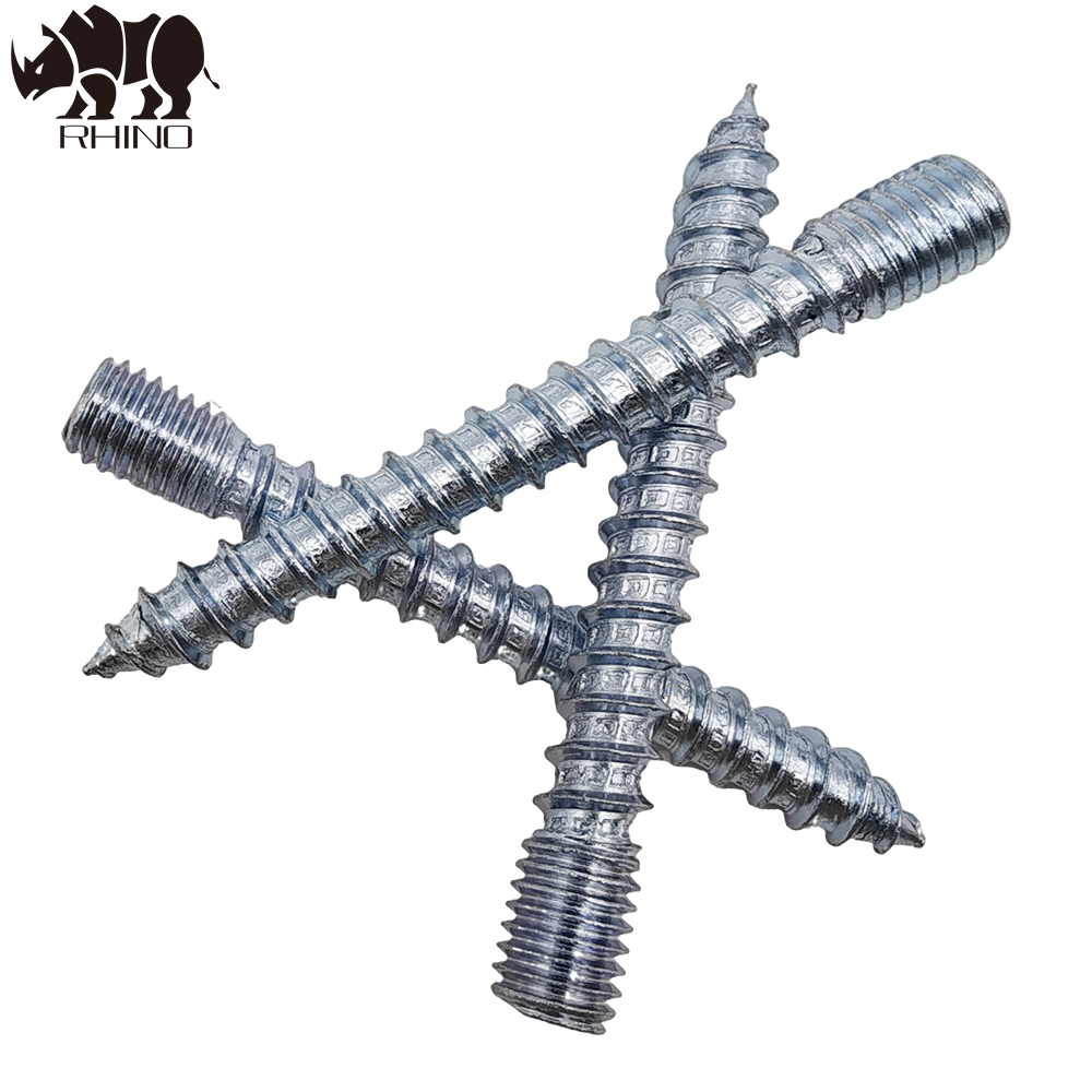 Machine Threading and Wood Threading with Torx Recess Hanger Bolt