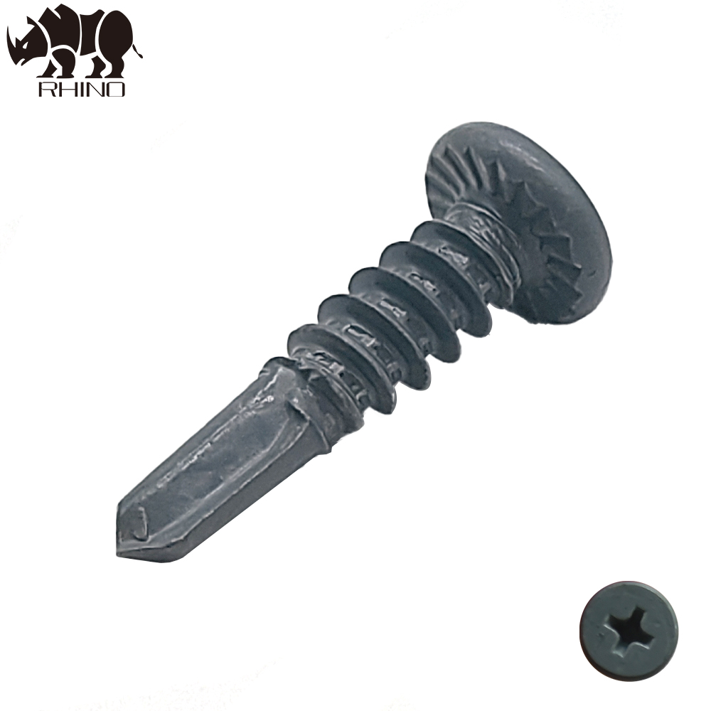 Phill Drive Flat Head Self Drilling Screw Serration Under Head