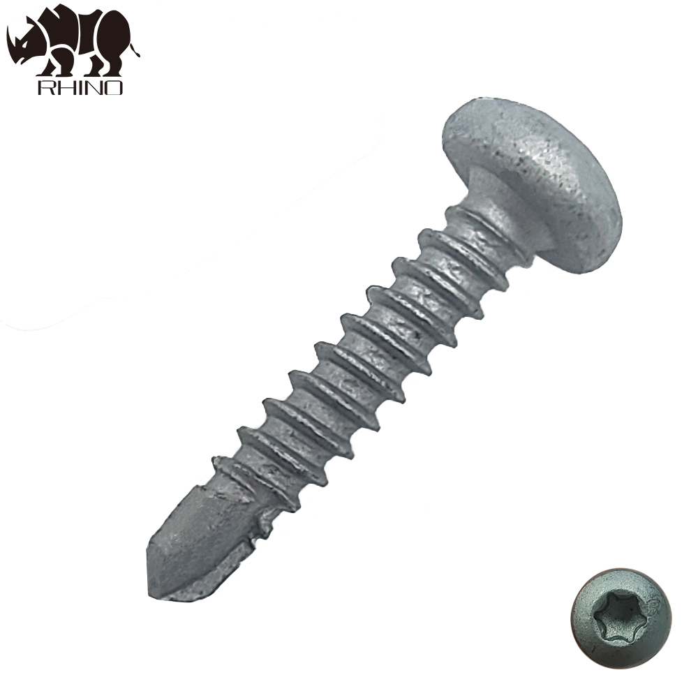 Torx Drive Pan Round Head Self Drilling Screw Dacrotized