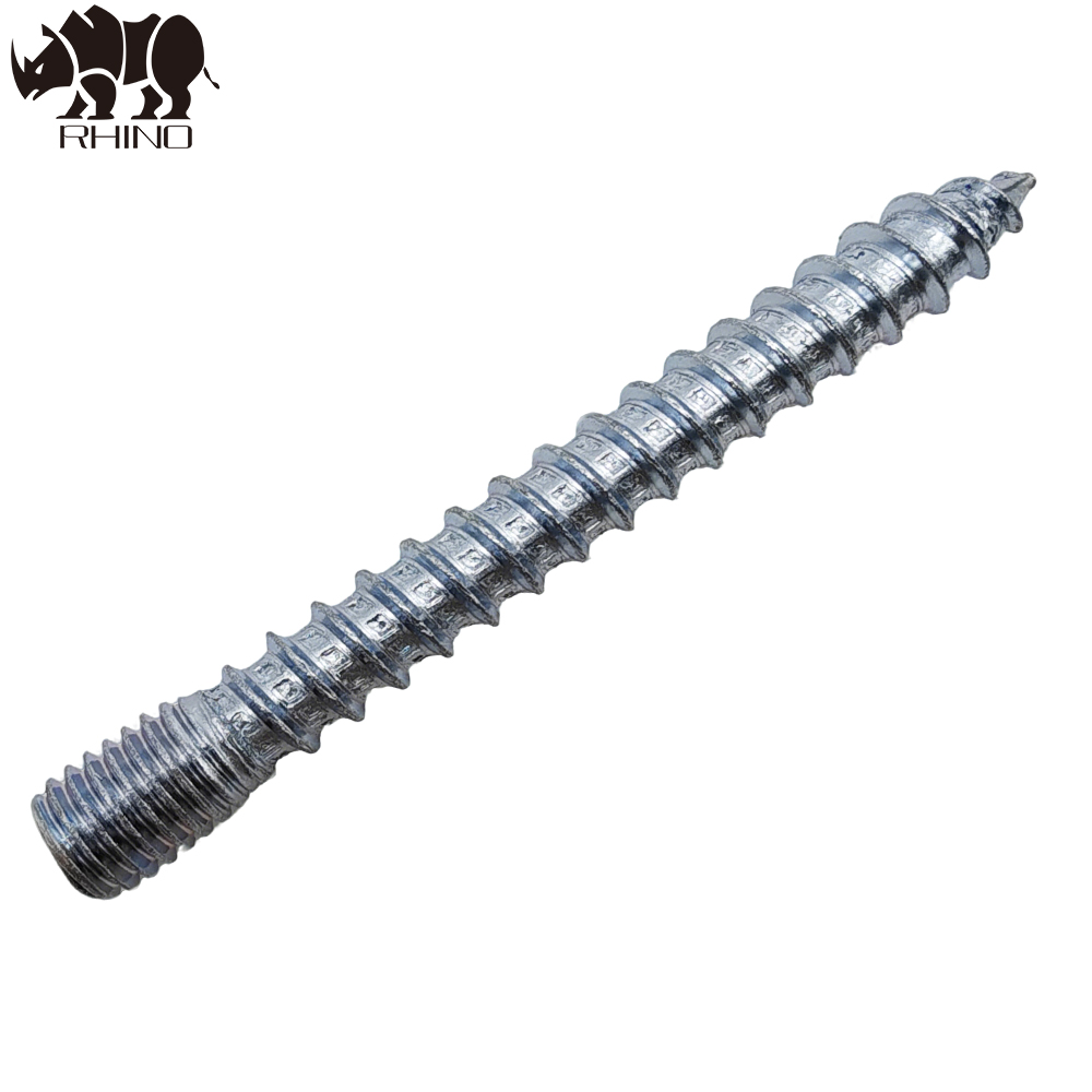 Machine Threading and Wood Threading with Torx Recess Hanger Bolt