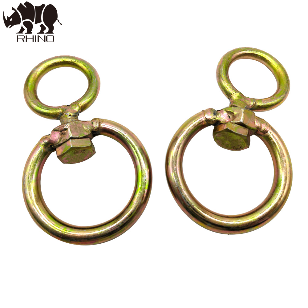 8-Figure Swivel Ring Rotating With Hex Bolt