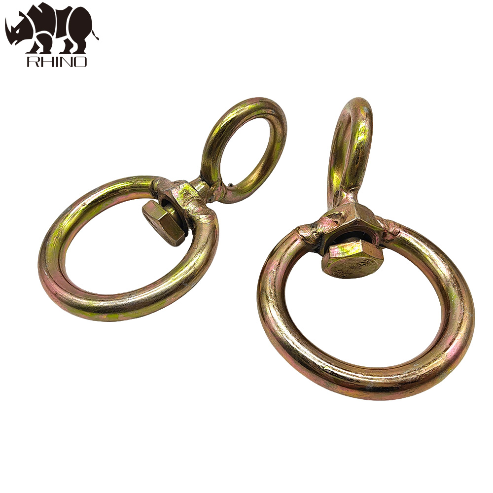 8-Figure Swivel Ring Rotating With Hex Bolt
