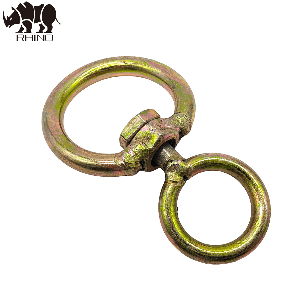 8-Figure Swivel Ring Rotating With Hex Bolt