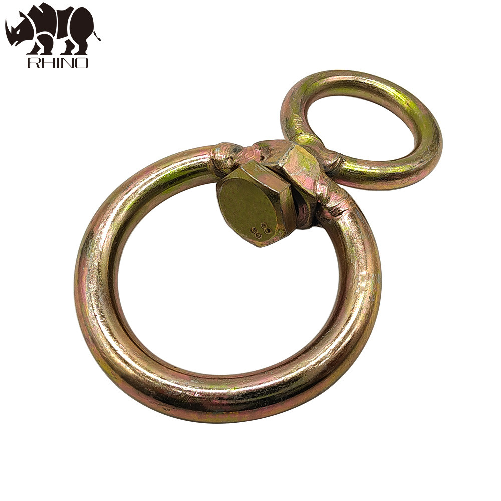 8-Figure Swivel Ring Rotating With Hex Bolt