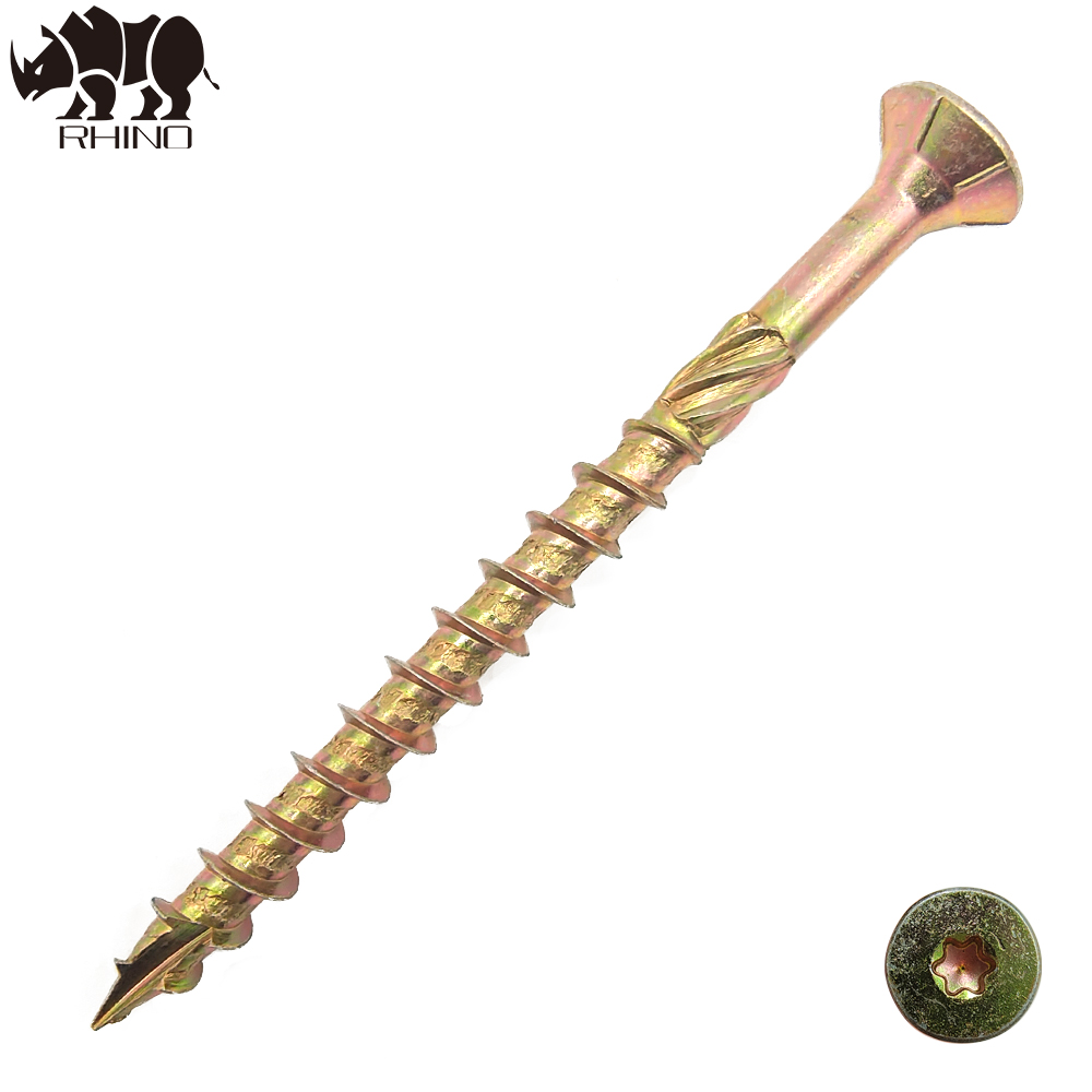 Torx Head Wood Chipboard Timber Screw With Ribs