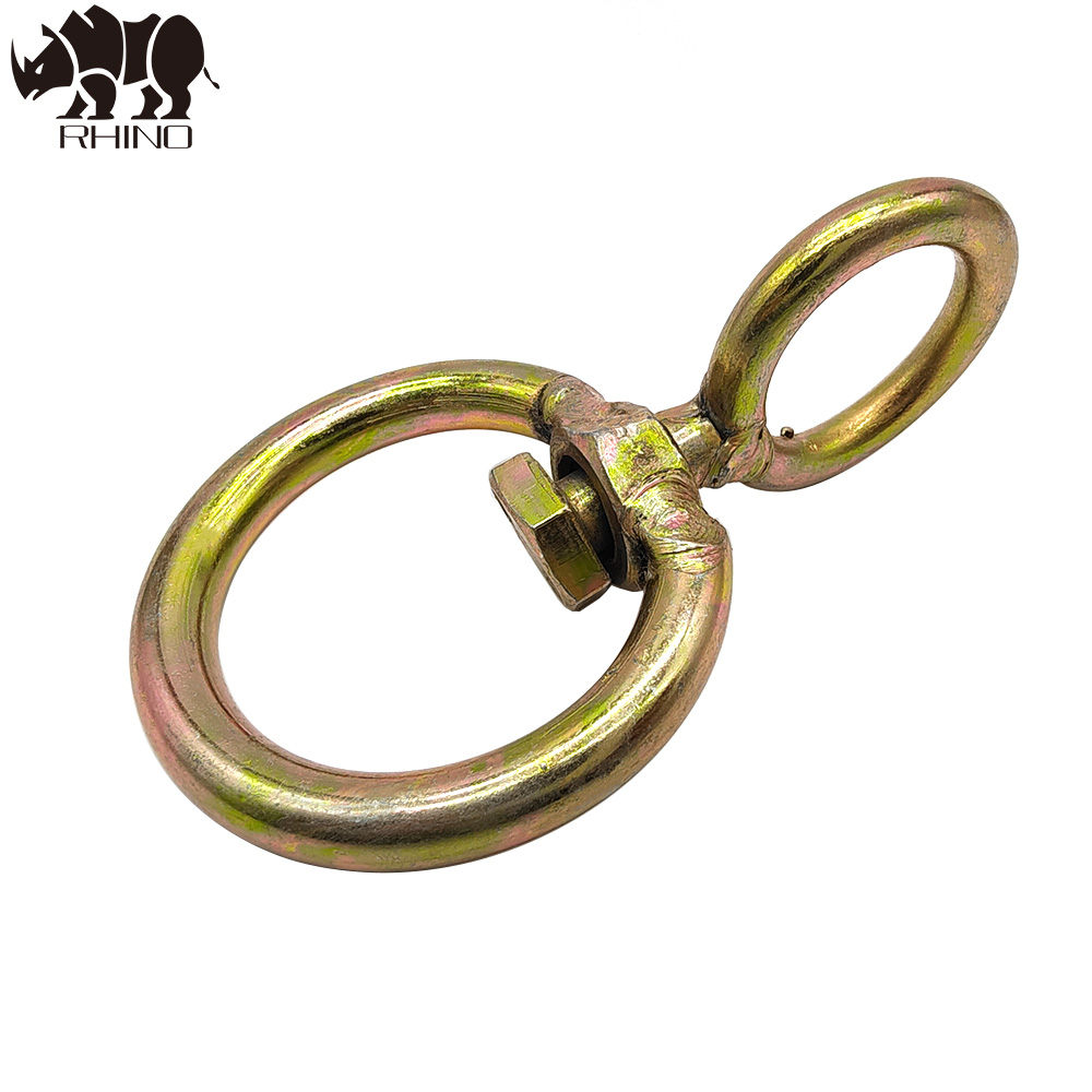 8-Figure Swivel Ring Rotating With Hex Bolt