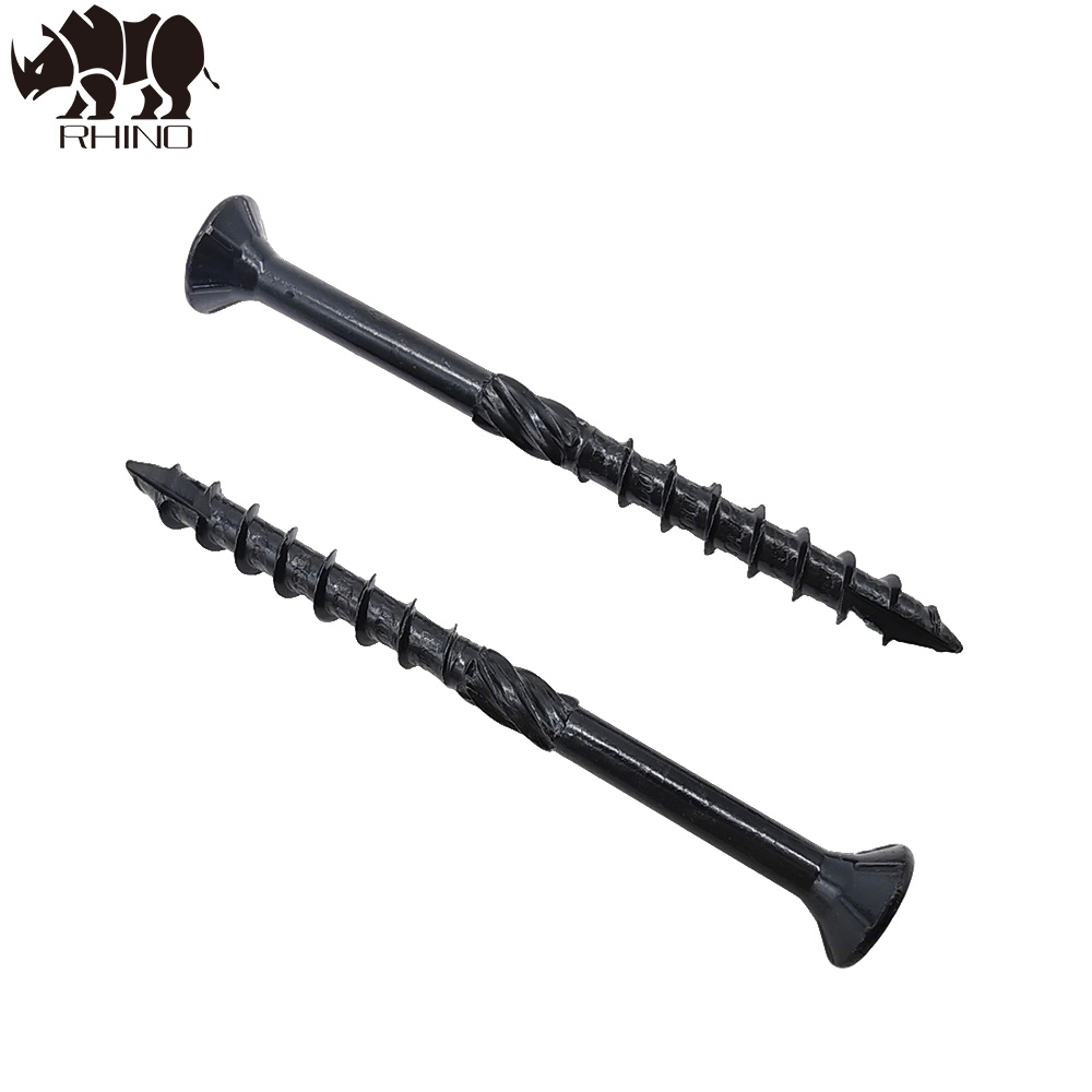 Steel Black Rust Resistant Long Torx Drive Exterior Deck Screw