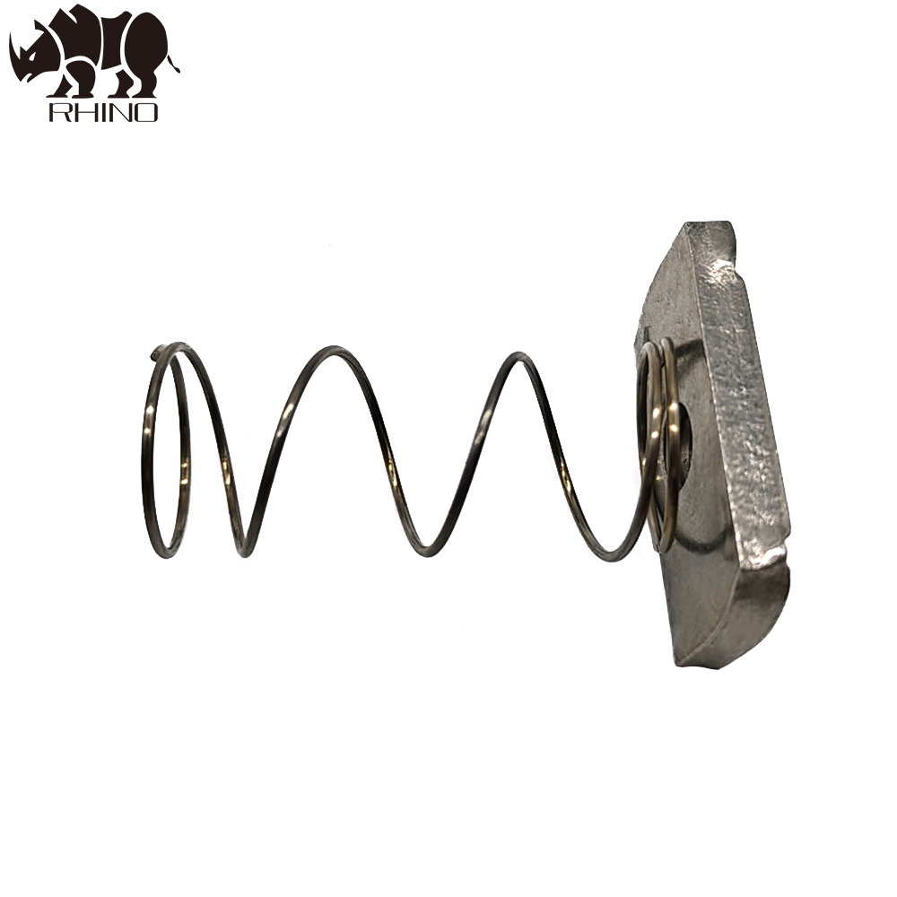 Stainless Steel Channel Nut Long Spring