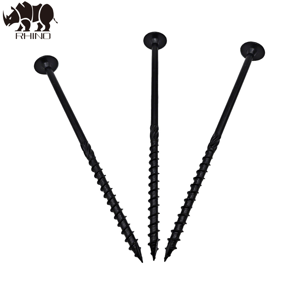 Black Rust Wafer Head Torx Drive Wood Building Screw