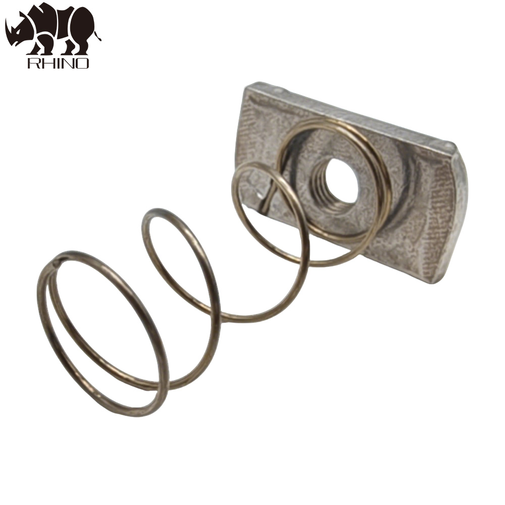 Stainless Steel Channel Nut Long Spring