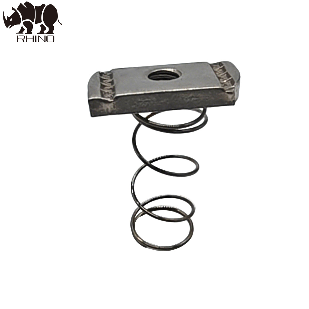 Stainless Steel Channel Nut Long Spring
