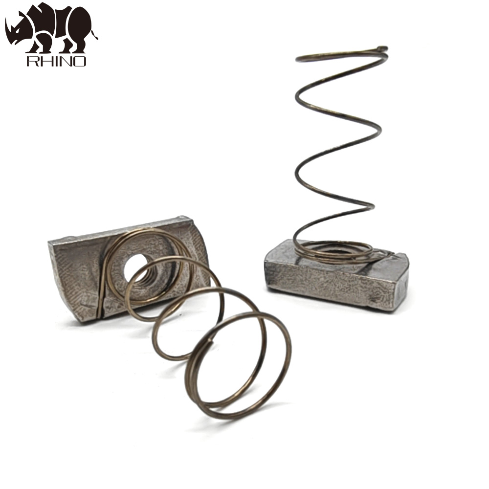 Stainless Steel Channel Nut Long Spring
