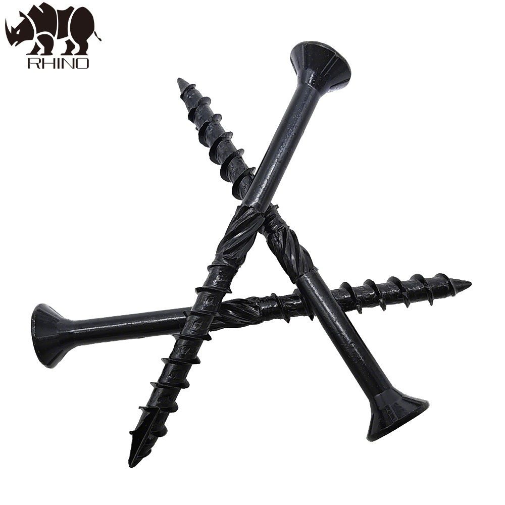 Steel Black Rust Resistant Long Torx Drive Exterior Deck Screw