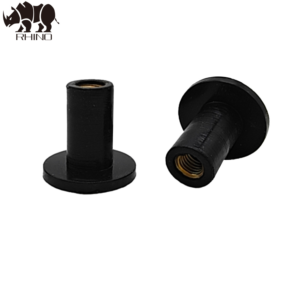 EPDM Rubber Well Nuts Brass Insert Expansion Nut