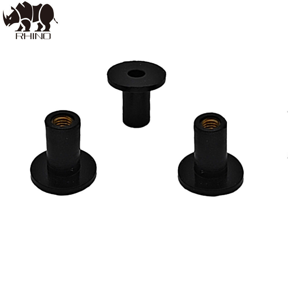EPDM Rubber Well Nuts Brass Insert Expansion Nut