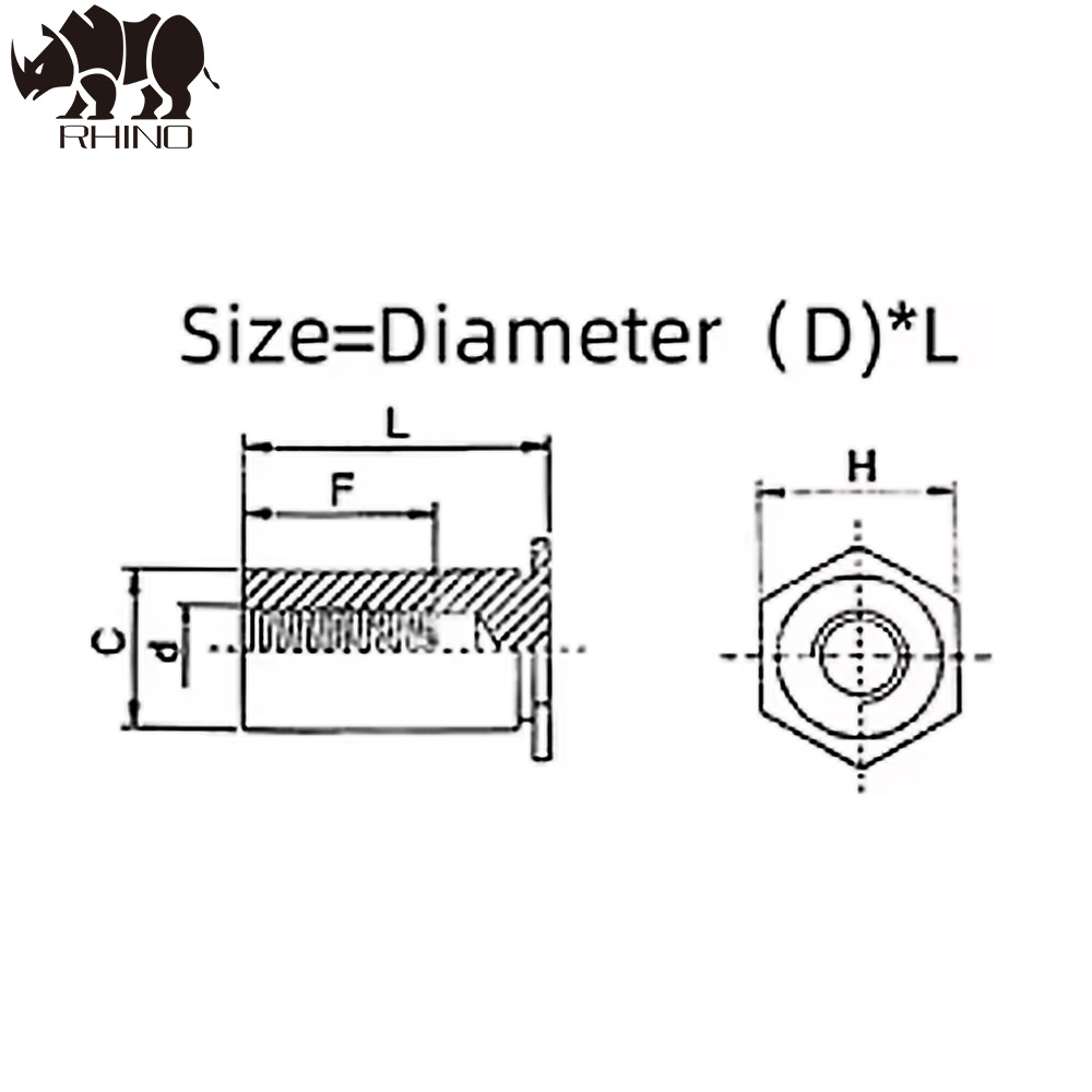 Flat Hex Head Self Clinching Standoffs