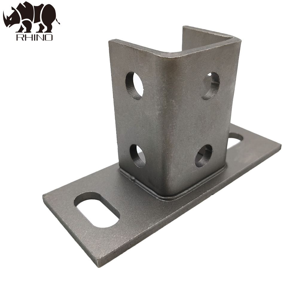 Accessory Strut Channel Post Base for PV Bracket