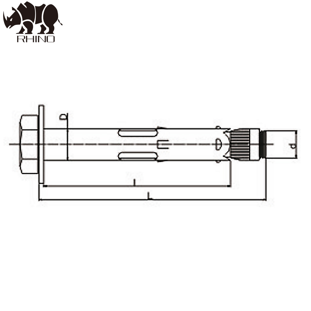 Sleeve Anchor With Hex Bolt And Big Flat Washer DIN9021