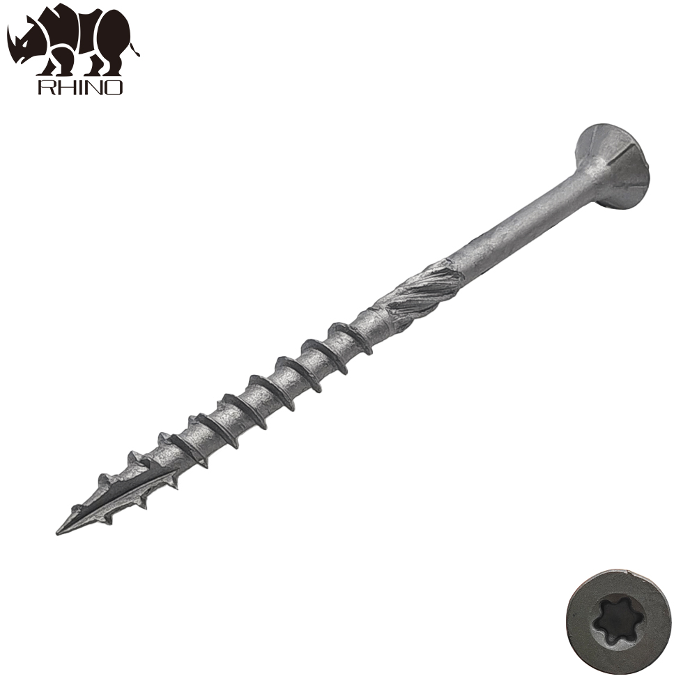 Ruspert Torx Head Wood Chipboard Timber Screw With Ribs