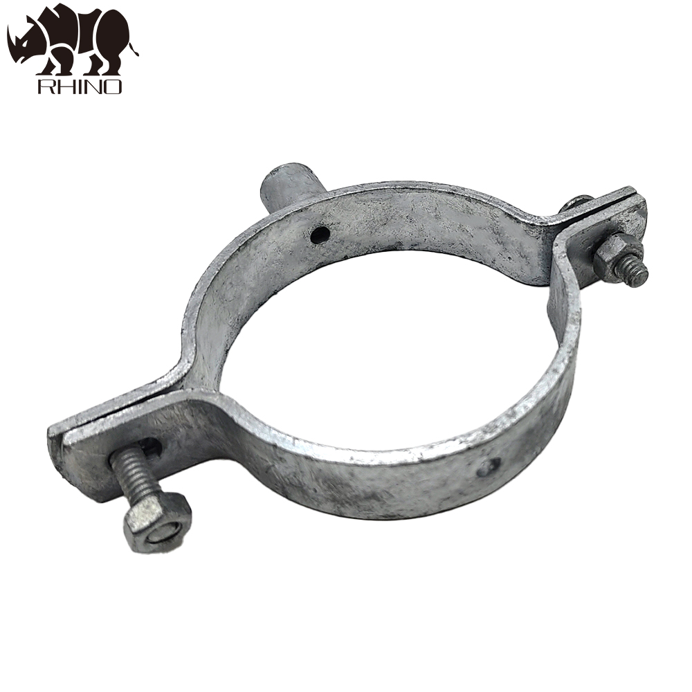 Hot Dip Galv. Heavy Duty Pipe Clamp with Bolt