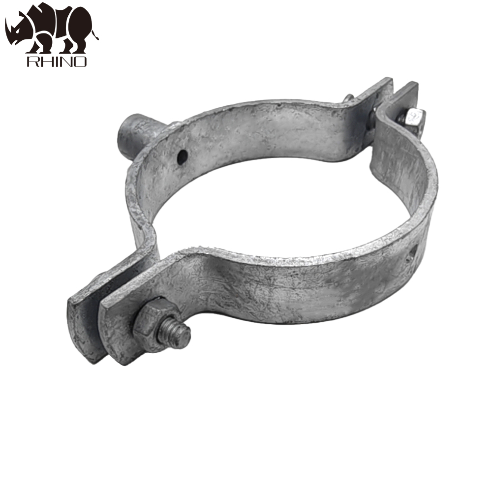Hot Dip Galv. Heavy Duty Pipe Clamp with Bolt