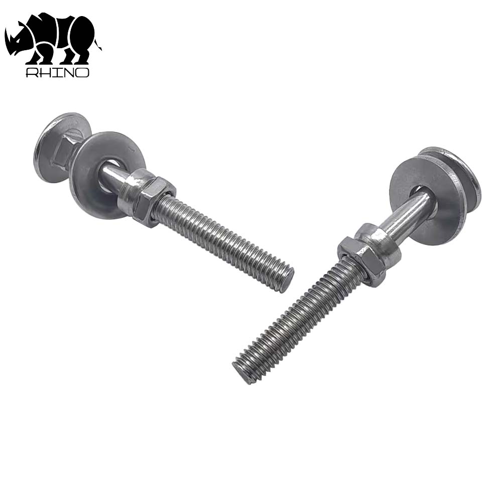 Carriage Bolt With Waher And Nut