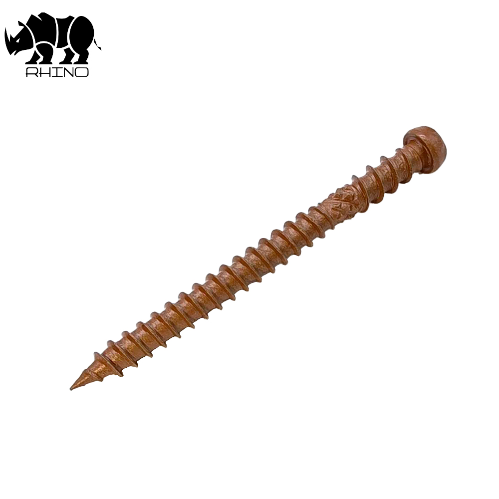 Torx Drive Pan Head Double-Ended Reverse-Thread Screw With Knurled