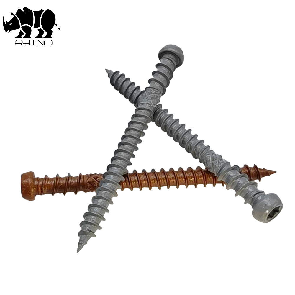 Torx Drive Pan Head Double-Ended Reverse-Thread Screw With Knurled