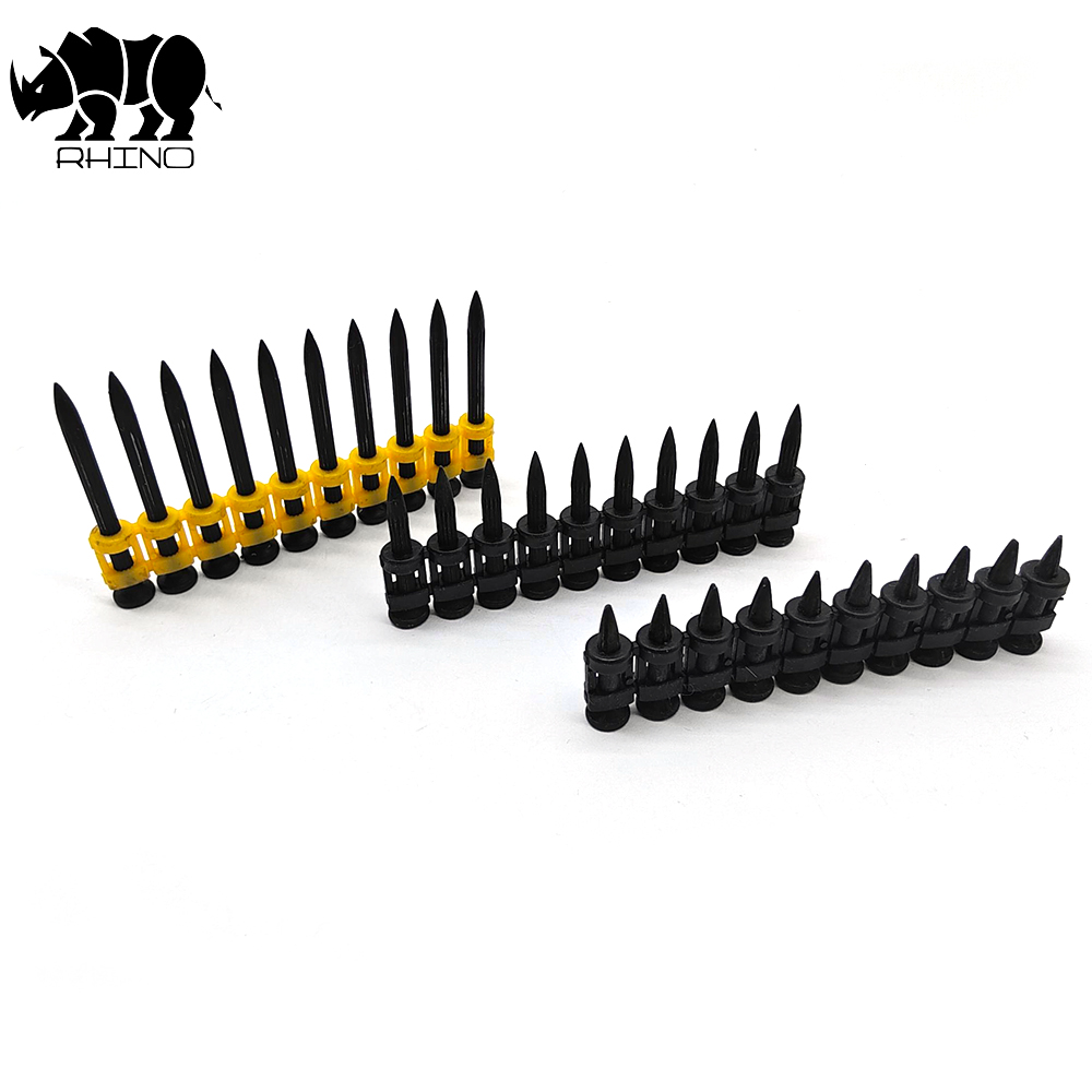 Black Reinforced Nails Pin With Grooved Shank