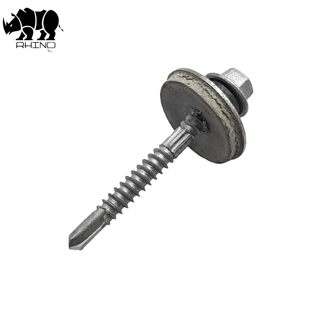Hex Flanged Head Double  Washer Self Drilling Screw
