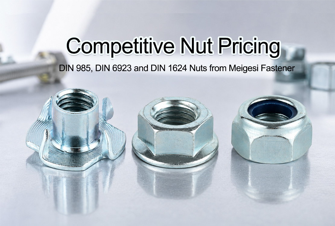 Image related to Competitive Nut Pricing: DIN 985, DIN 6923 and DIN 1624 Nuts from Meigesi Fastener