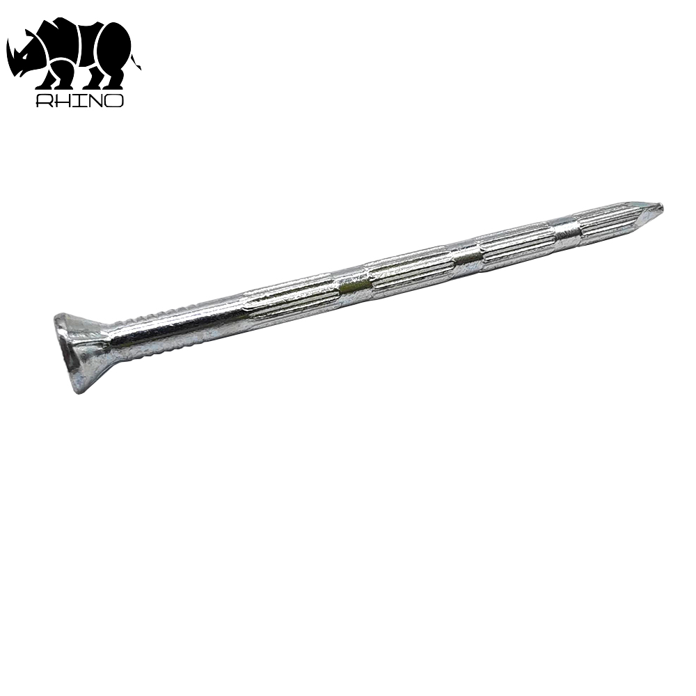 Countersunk Head Ribbed Shank Concrete Nail