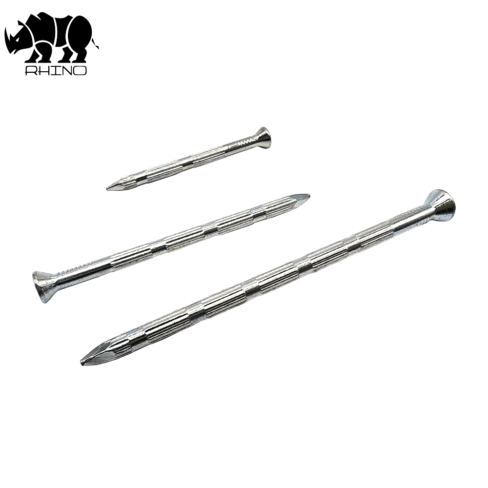 Countersunk Head Ribbed Shank Concrete Nail