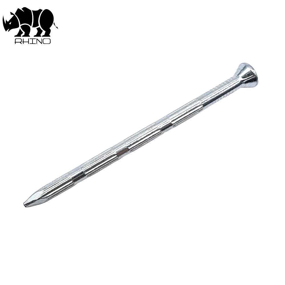 Countersunk Head Ribbed Shank Concrete Nail