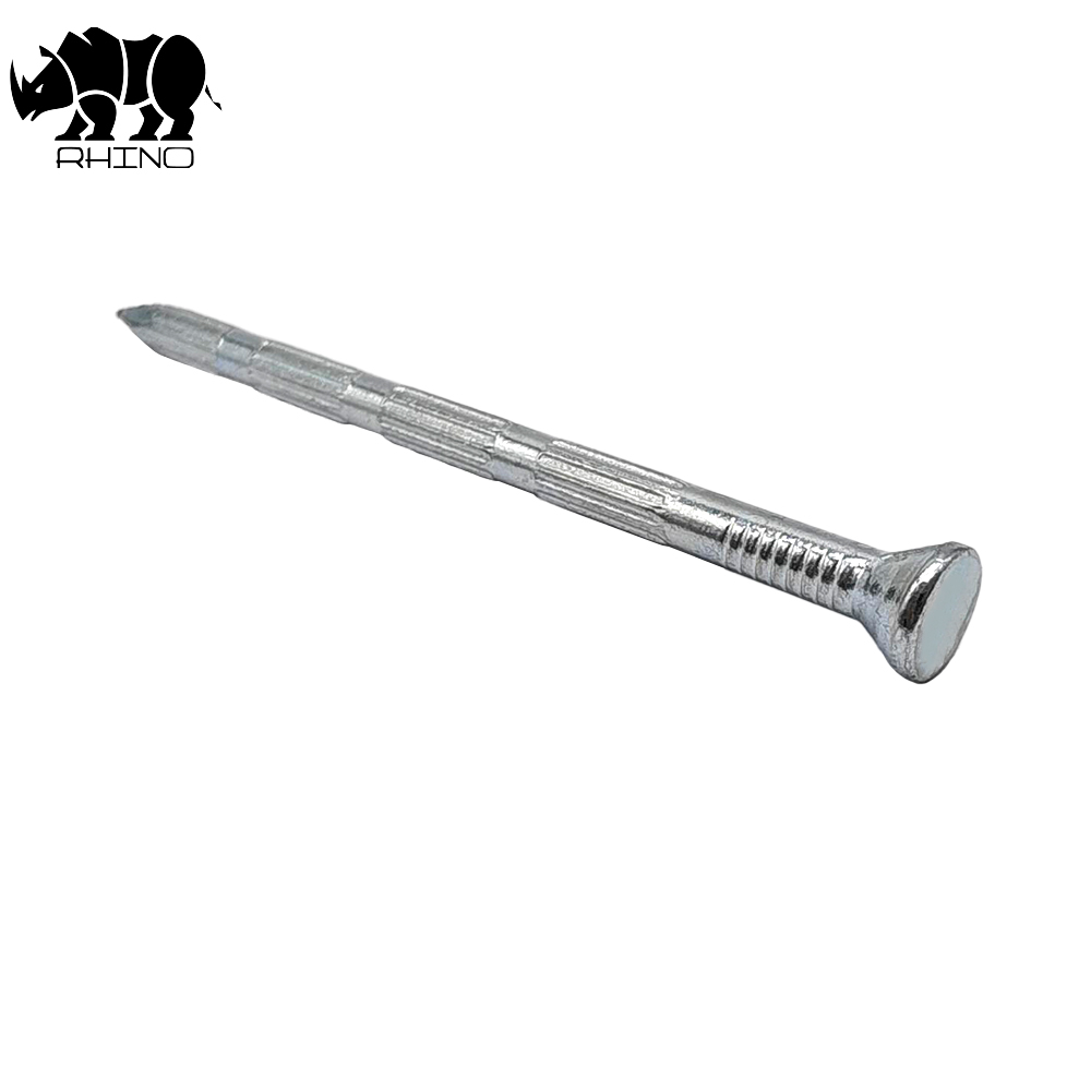 Countersunk Head Ribbed Shank Concrete Nail