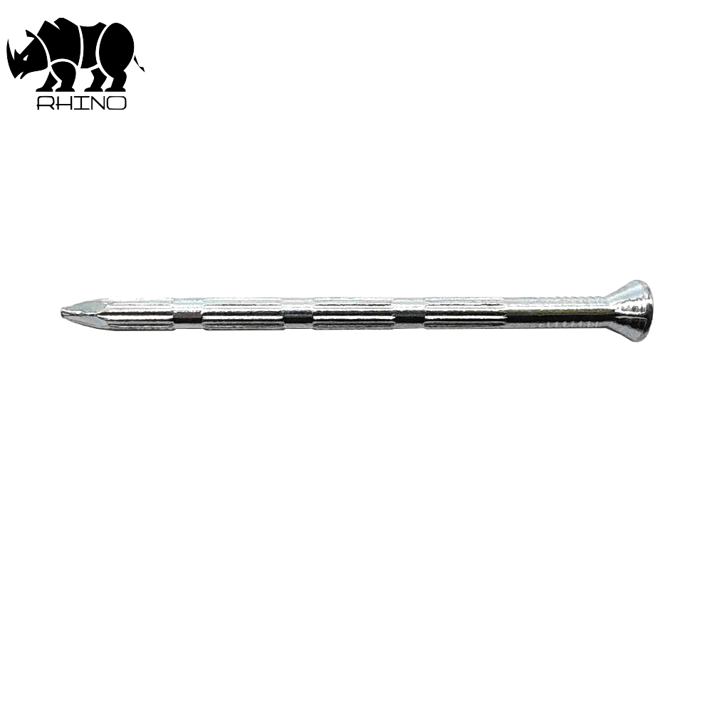 Countersunk Head Ribbed Shank Concrete Nail